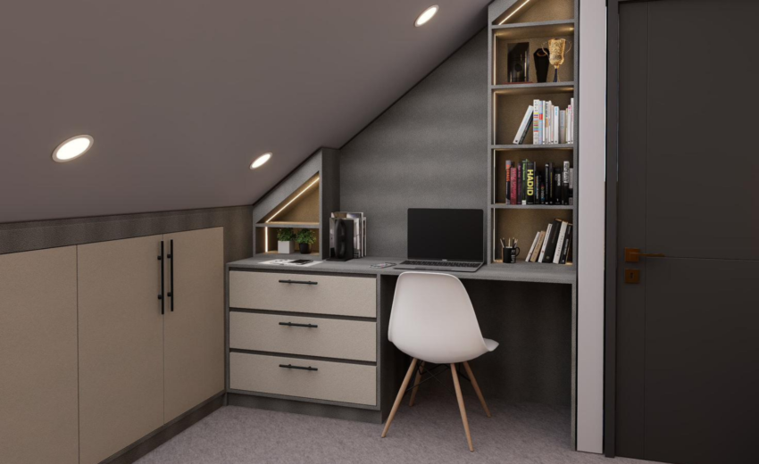 fitted home office study furniture London