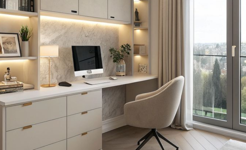 fitted home office study furniture London