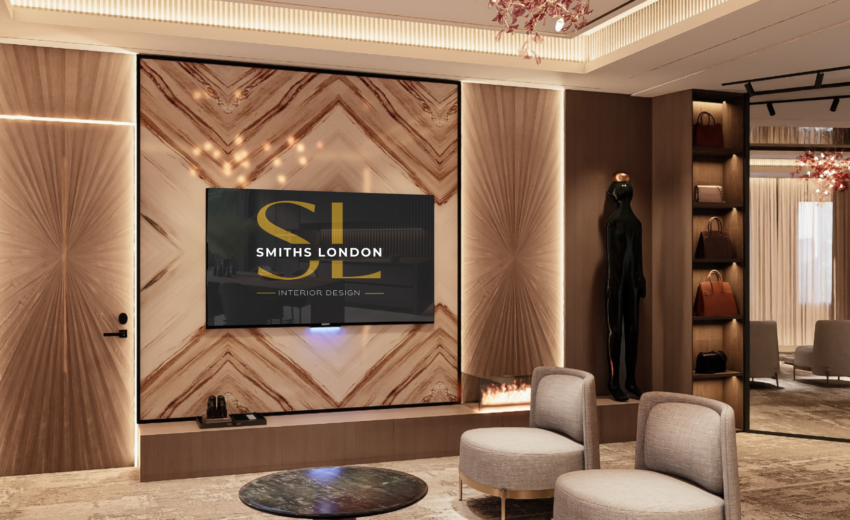 luxury media wall design UK