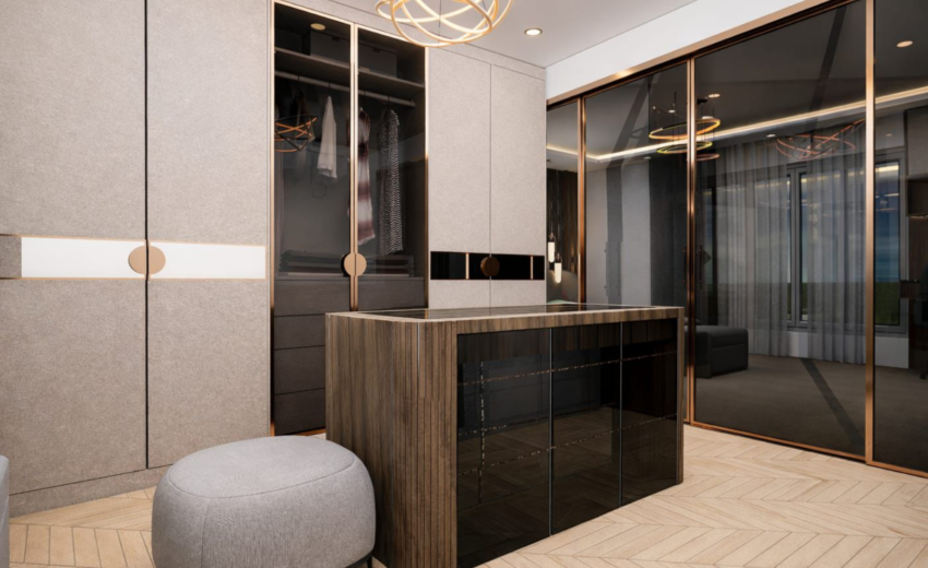 fitted sliding wardrobe bedroom London
